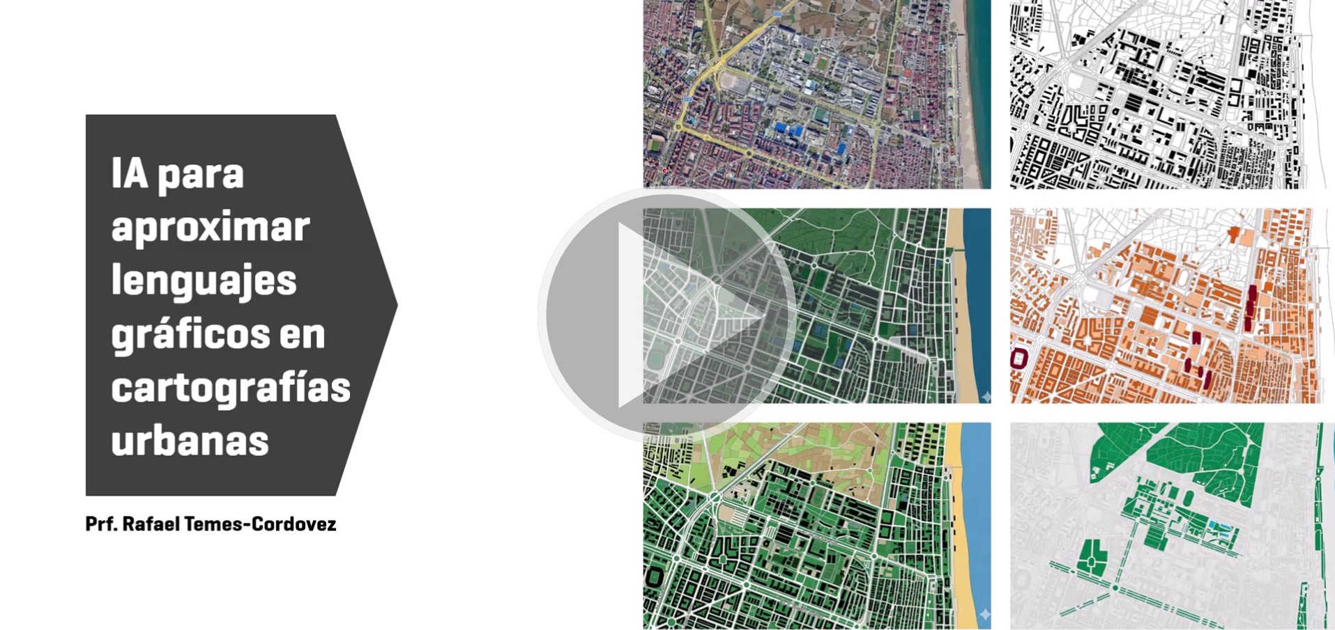 IA para aproximar lenguajes gr�ficos en cartograf�as urbanas