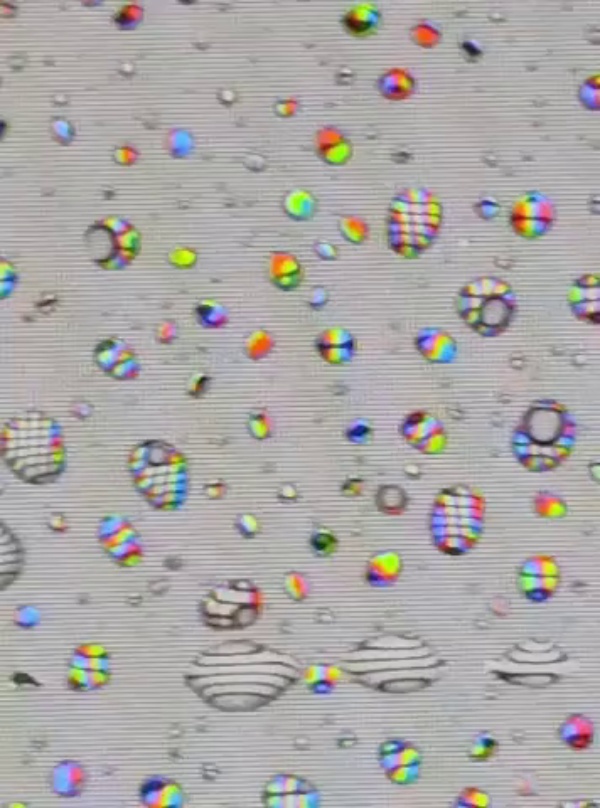 Gotas de agua como lentes: visualizaci�n de p�xeles