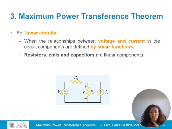 Maximum Power Transference Theorem