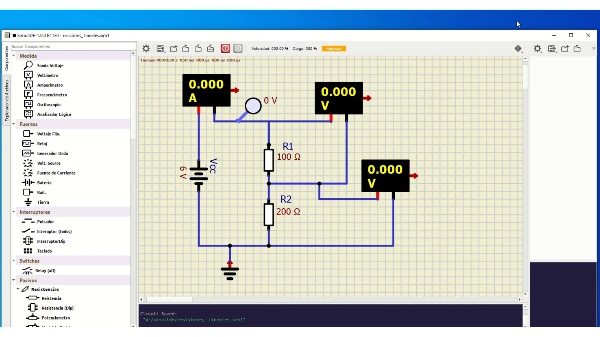 Electronica GTDM Tutorial Simulide Resistores No lineales