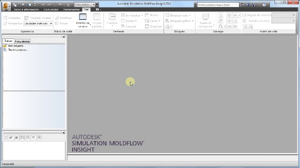 Introducción al entorno de trabajo de Autodesk Simulation Moldflow Insight