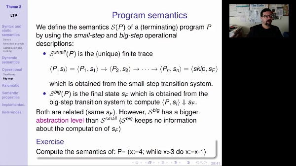 LTP - Unit 2 - Program semantics