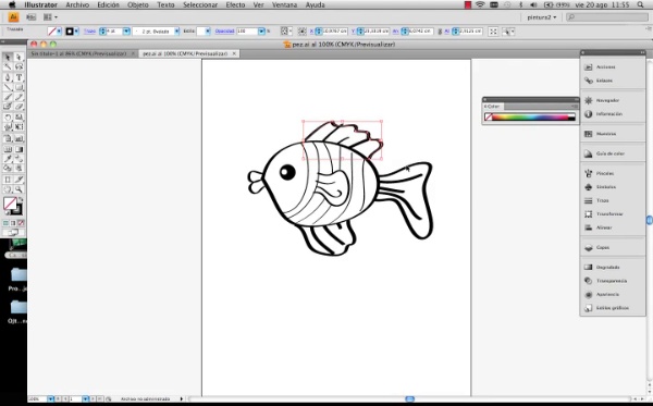 Adobe Illustrator herramienta color parte1