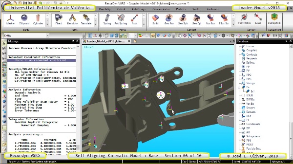 Simulación Dinámica de Cargadora Volvo L70C con Recurdyn V8R5 - 06 de 10