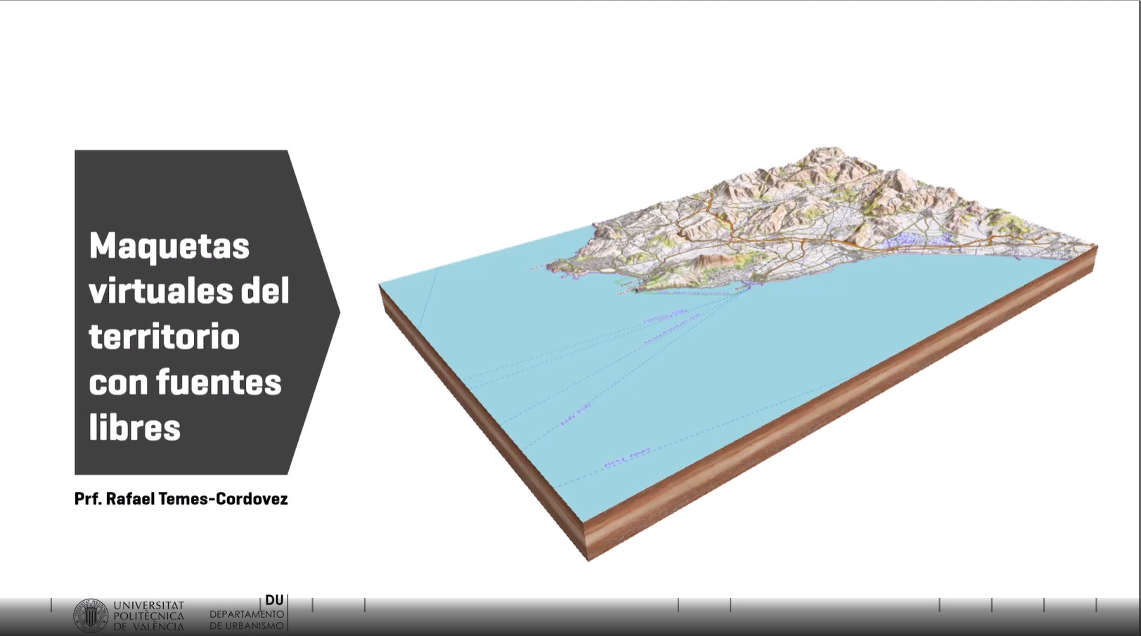 Maquetas virtuales del territorio con fuentes libres
