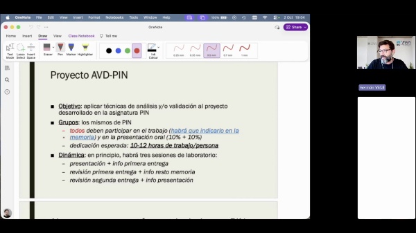 Proyecto AVD-PIN: presentaci�n y primera entrega