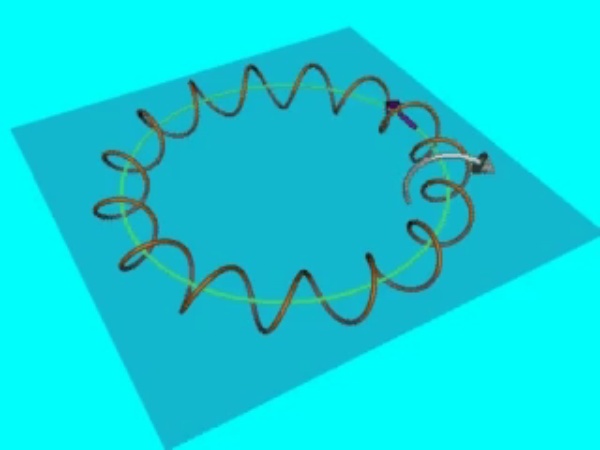 mpereToroide_2: Campo magnético sobre la circunferencia interior mostrada en la animación AmpereToroide_1