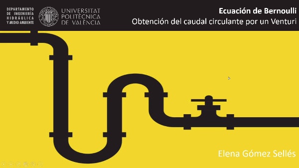 Ecuaci�n de Bernoulli. Caudal circulante por un Venturi