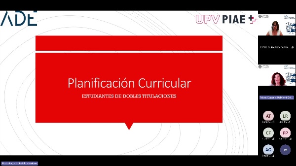 Planificaci�n curricular Dobles Grados ADE_ Matr�cula 26-27