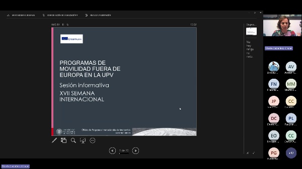 Sesin Informativa Movilidad fuera de Europa Semana Internacional Intercambio 2025