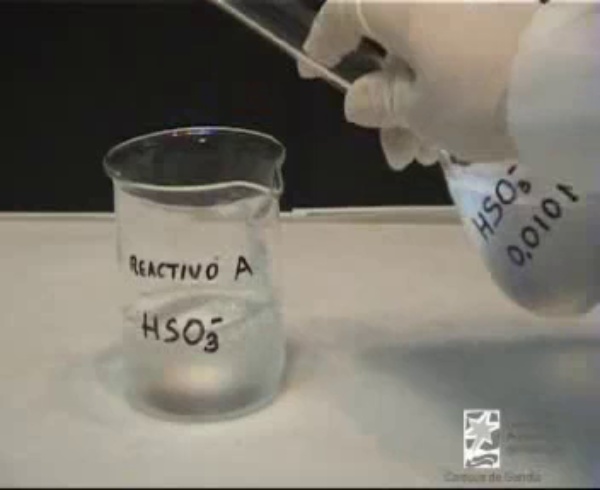 Cinètica de la reacció entre el bisulfit i el iodat