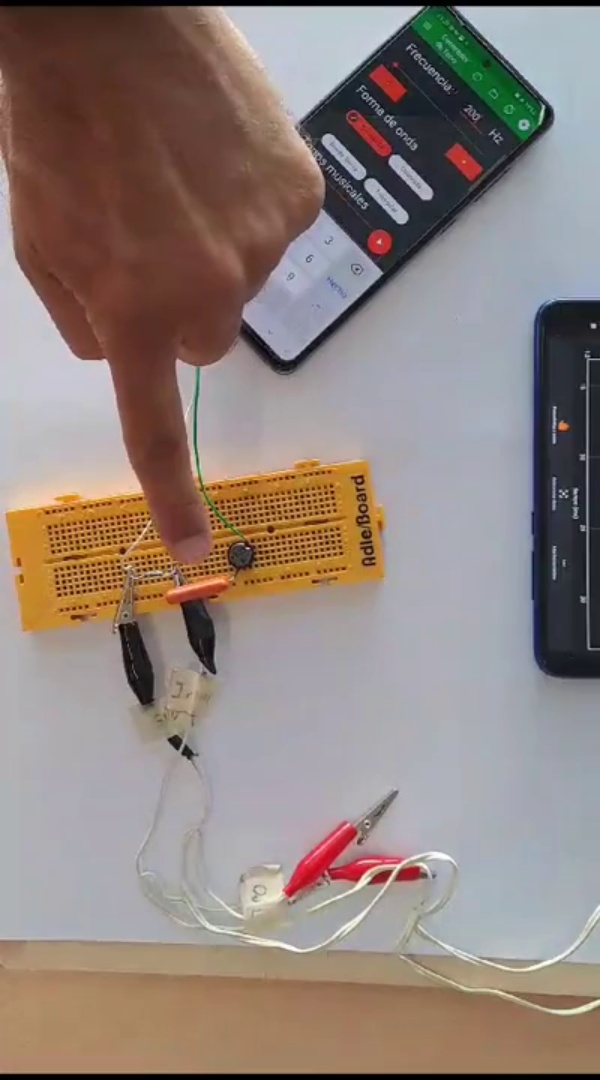 Studying RLC series circuits using smartphones