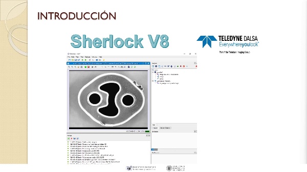 Uso de scripts en el programa de visin artificial Sherlock