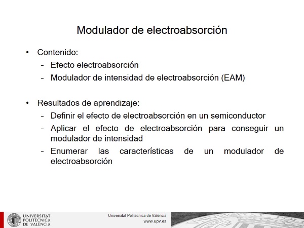 Modulador de electroabsorción
