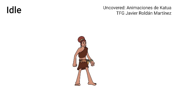 Animaciones de Katua, personaje principal de Uncovered