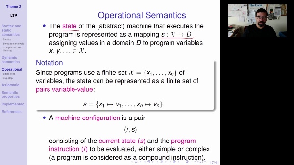 LTP - Unit 2 - Operational semantics