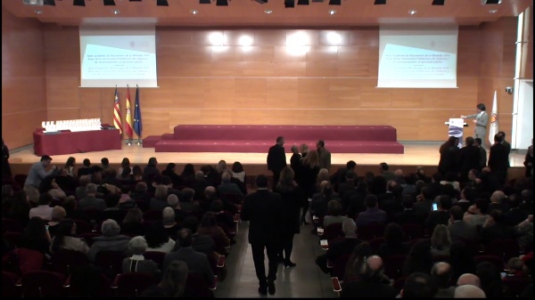 Acto Académico de entrega de la Medalla XXV años de la Universitat Politècnica de València y de Reconocimiento al personal jubilado