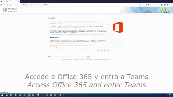 Acceso a clases online con Teams de Office 365