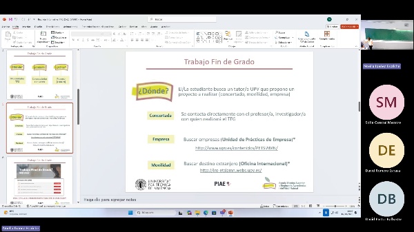 Sesin informativa TFG GIAMR