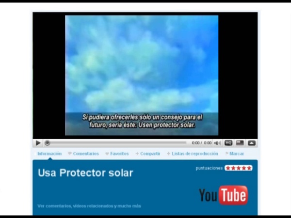 El vídeo de la semana: Usa crema solar