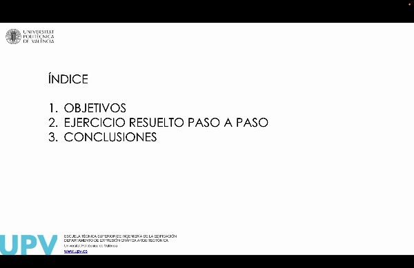 Fundamentos de Geometr�a Descriptiva. Obtenci�n de verdadera magnitud de figura mediante abatimiento con recta horizontal �  �