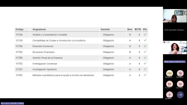 Planificaci�n curricular 2� ADE que pasan a 3� curso_Matr�cula 26-27_