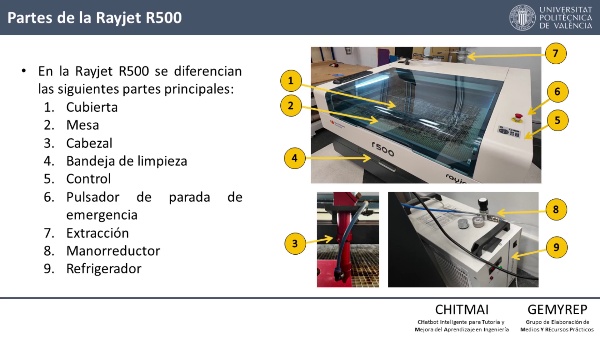 CORTE L�SER EN LA RAYJET R500. REVISI�N GENERAL DE LA M�QUINA.