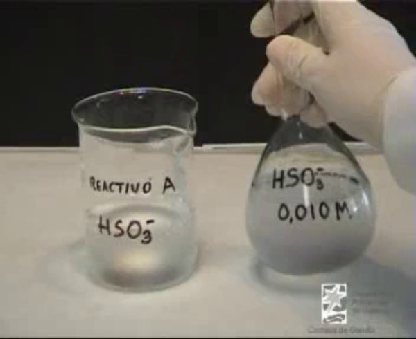 Cinética de la reacción entre el bisulfito y el iodato