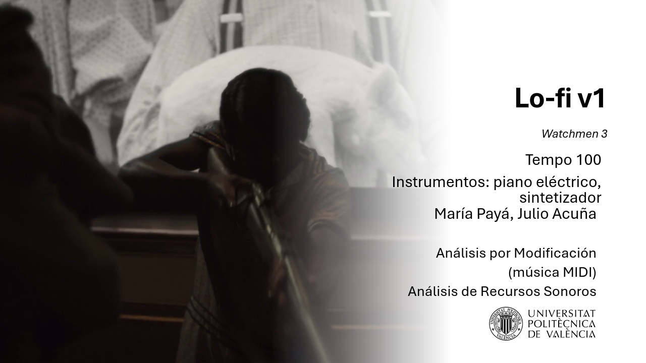 Watchmen Ep.3 Piano el�ctrico y sintetizador 100BPM