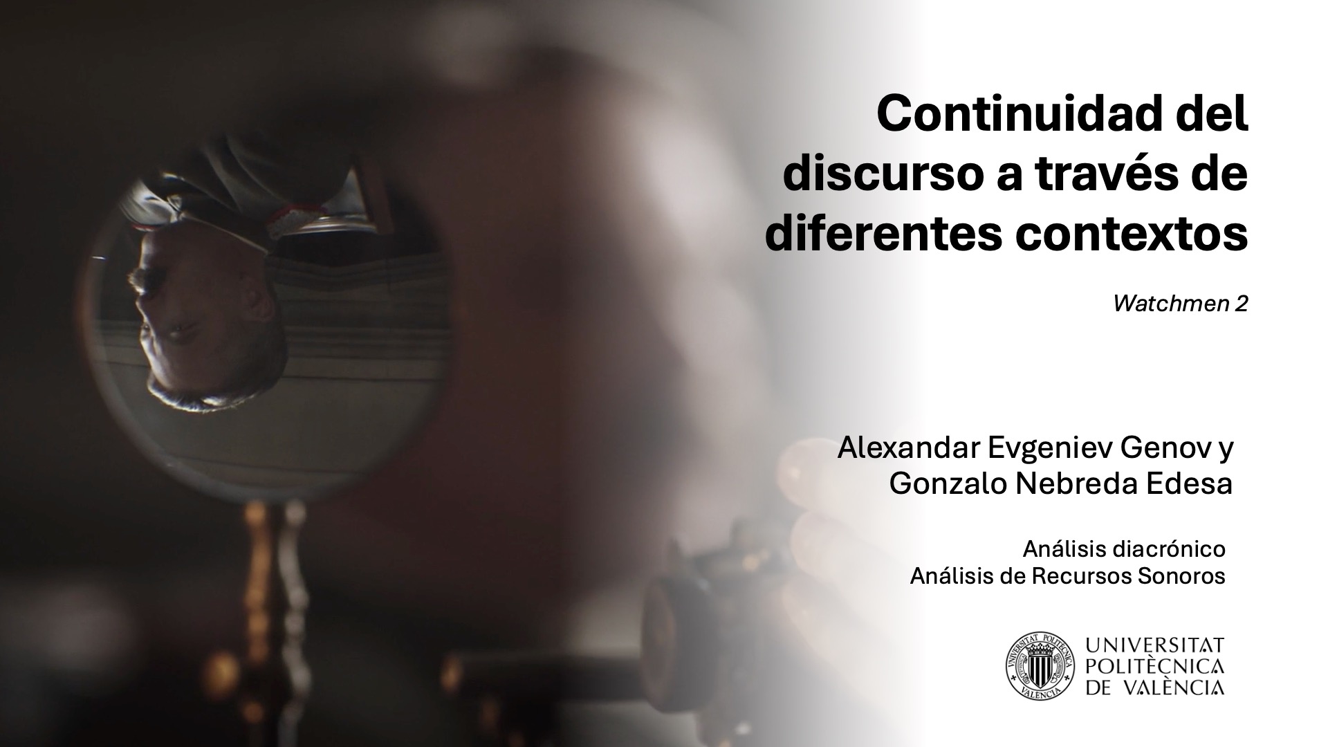 Continuidad del discurso a trav�s de diferentes contextos