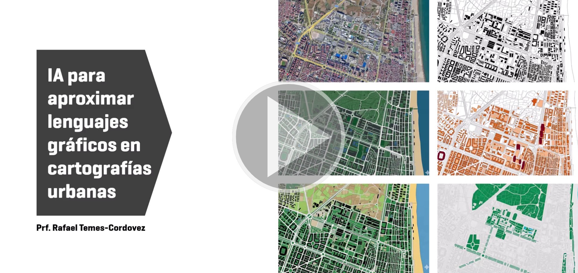 IA para aproximar lenguajes gr�ficos en cartograf�as urbanas