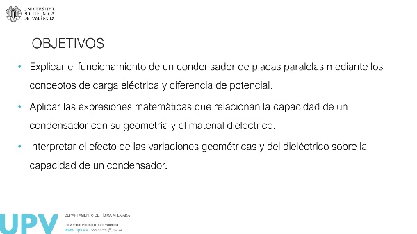 Condensadores de placas paralelas: capacidad, energ�a y asociaciones