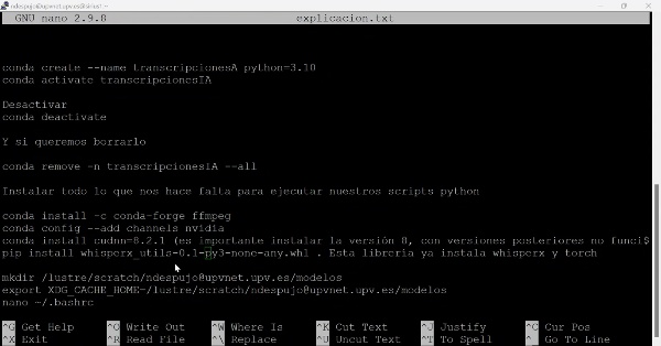 Lanzando tareas de IA con python en paralelo en Sirius con SLURM 3. Creacin del script shell