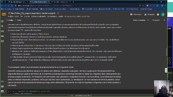 Reto21dias_ago24-Codificacin y clasificacin automtica (NLM vs IA generativa LLM). Resumen da 6. Pre-procesamiento del texto