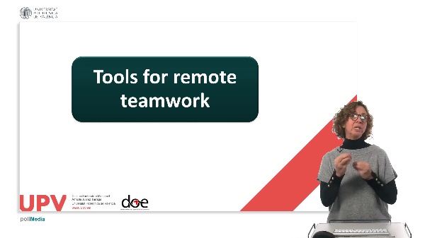 Tools for remote teamwork (videoconference)
