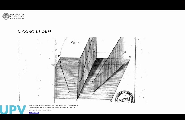Fundamentos de Geometr�a Descriptiva. Obtenci�n de verdadera magnitud de figura contenida en un plano oblicuo