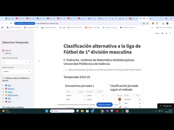 M�todo alternativo de clasificaci�n de la liga de f�tbol (ejemplo uso de streamlit)