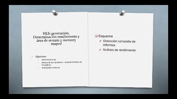 HLS: An�lisis de resultados �rea y Rendimiento