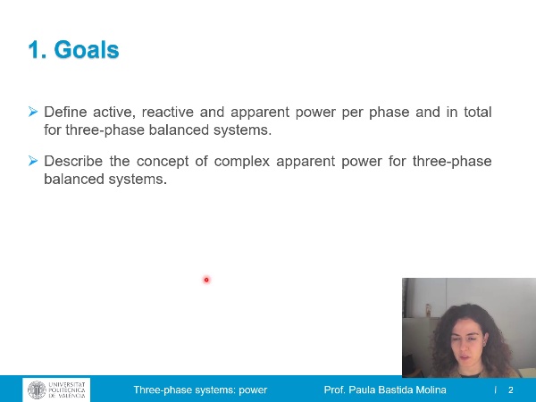 Three-phase systems: Power