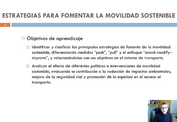 Estrategias fomento movilidad sostenible