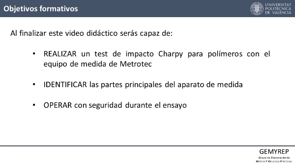 ENSAYO DE IMPACTO CHARPY EN POL�MEROS