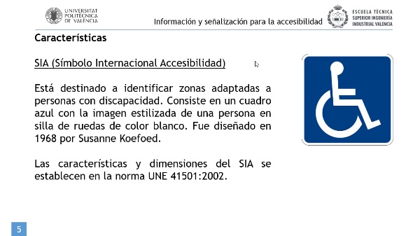 DB-SUA: Información y señalización para accesibilidad