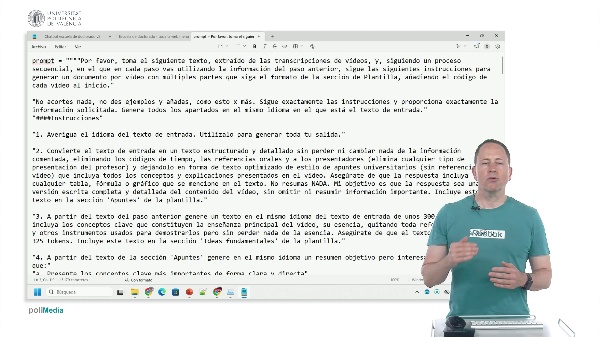 AI for MOOC Design. Multiple Choice Questions and Transcript Summaries