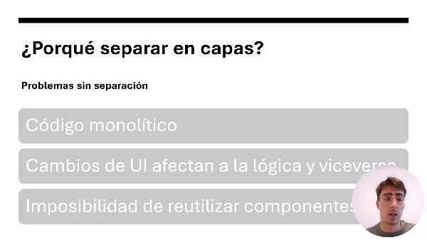 Arquitectura en Capas del proyecto ManteHos