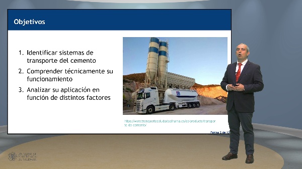 Transporte del cemento