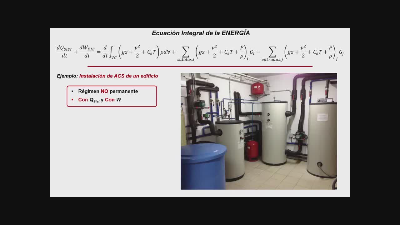 Introducci�n a la Ecuaci�n Integral de la Energ�a. Caso ACS