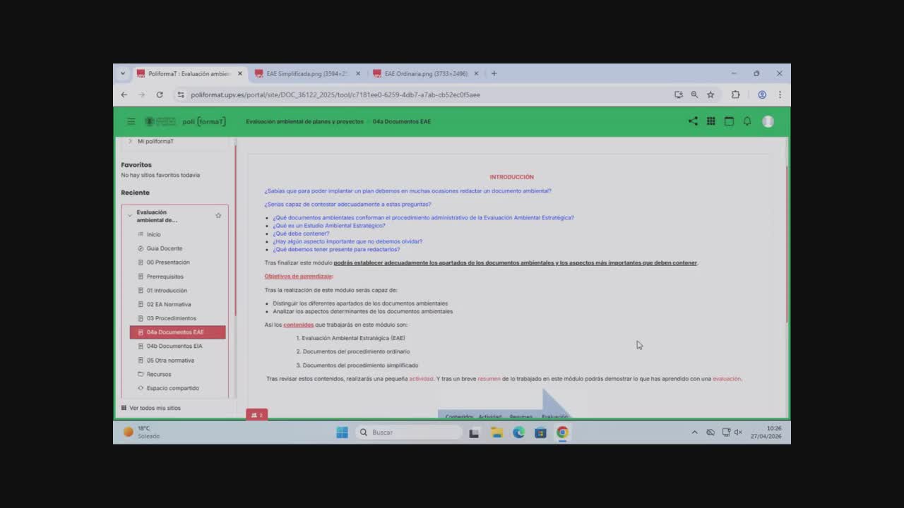 07 Alternativas en la Evaluaci�n Ambiental