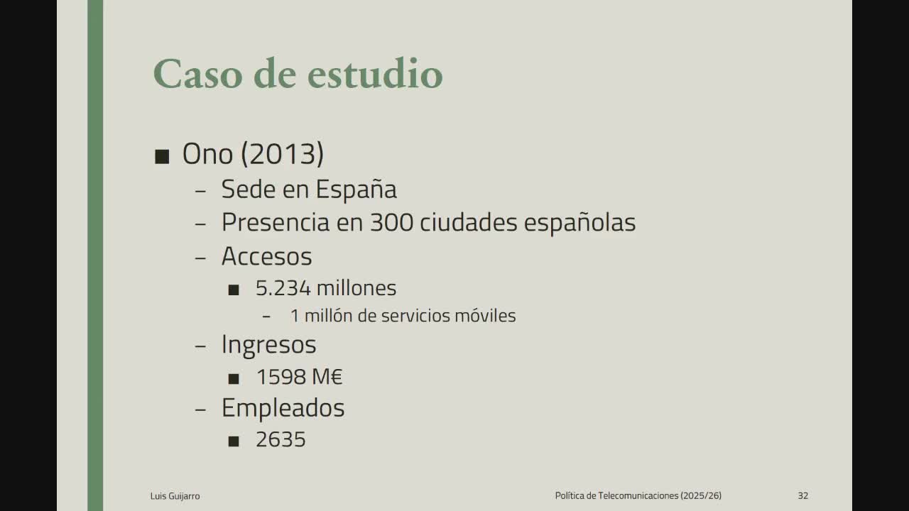 5. ONO: Presentaci�n