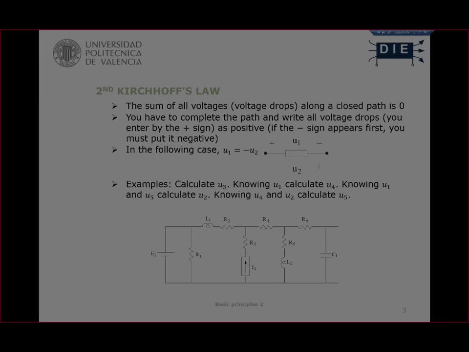 Second Kirchhoff's Law