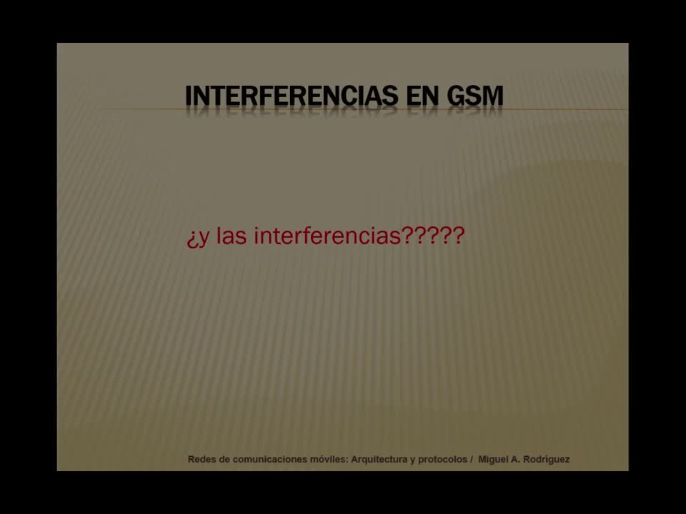 RCMAP T1 Interferencias en sistemas móviles GSM